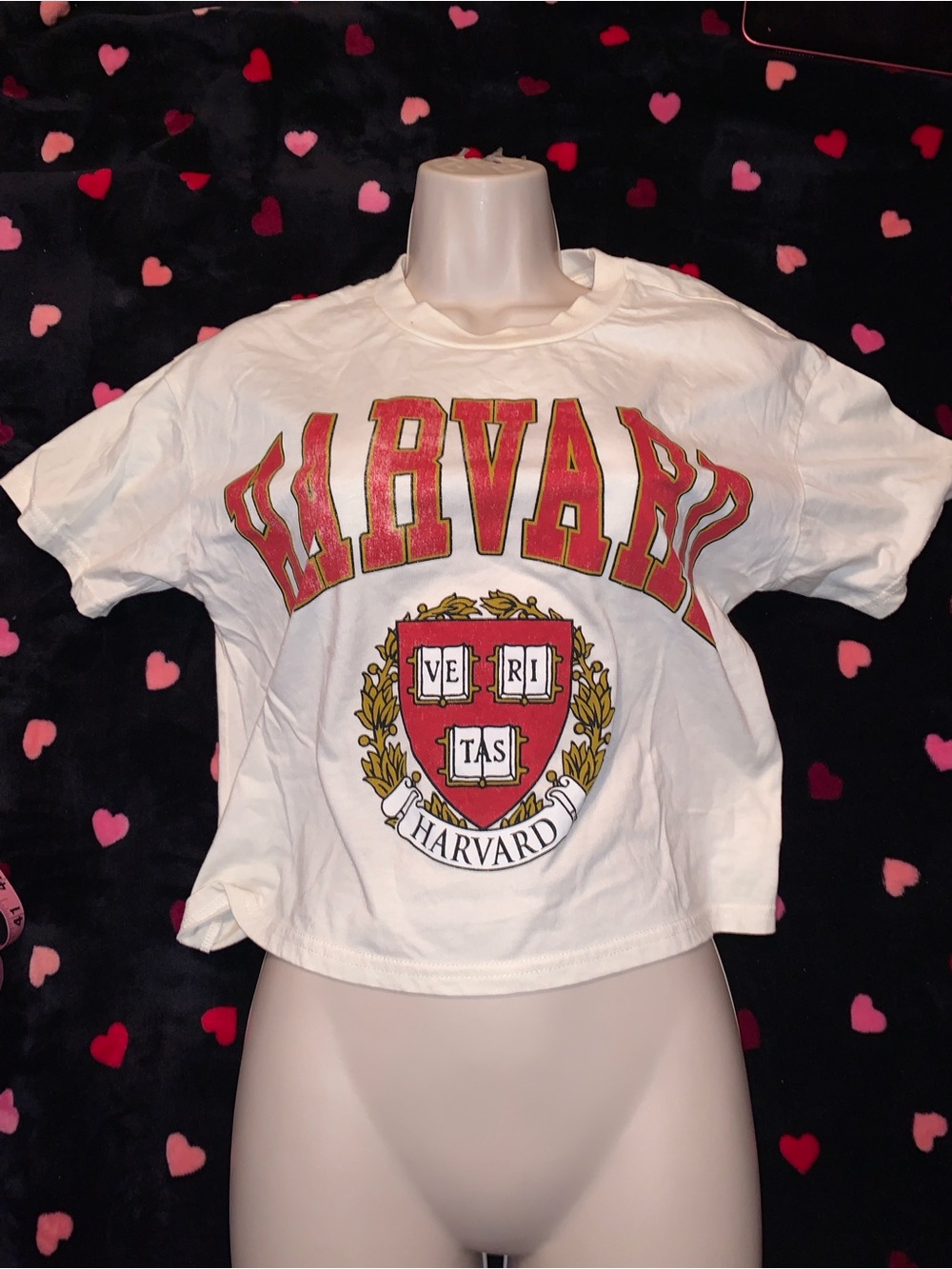 Harvard off White Crest Graphic Tee